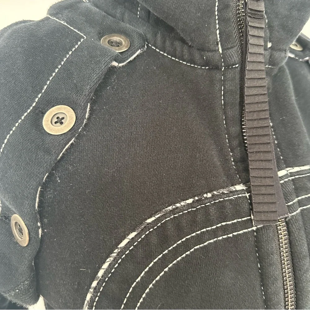 Lululemon Special Edition Scuba Hoodie Black Zip Jacket Gorpcore Atheleisure Y2K - Picture 4 of 9